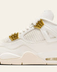 Air Jordan 4 Retro White & Gold (Women's)