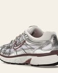 Nike P-6000 White Metallic Silver Tattoo (Women's)