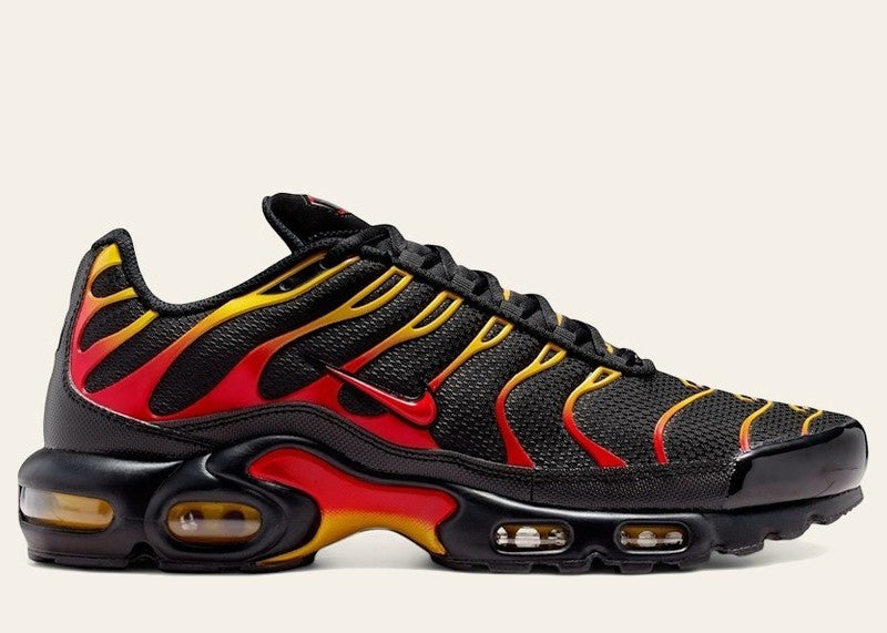 Nike Air Max Plus Black University Gold Red