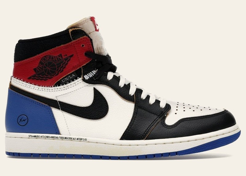 Air Jordan 1 Retro High OG SP Fragment x Union LA Varsity Red Sport Royal
