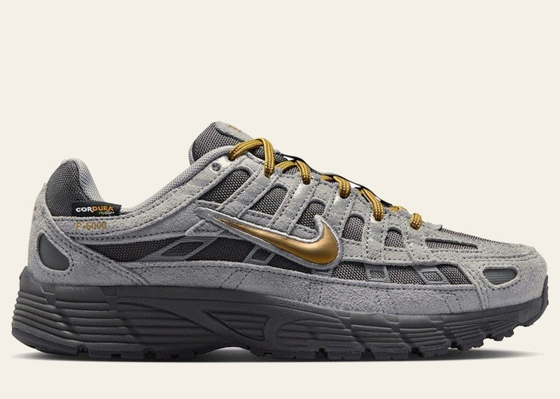 Nike P-6000 Premium Medium Ash Grey Golden Hops (GS)
