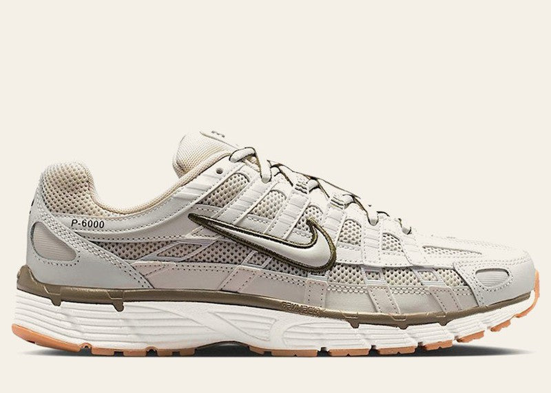 Nike P-6000 Light Bone Medium Olive Gum