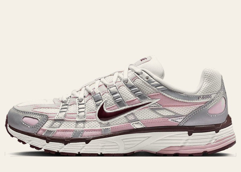 Nike P-6000 Silver Burgundy Plum Chalk (Women's)