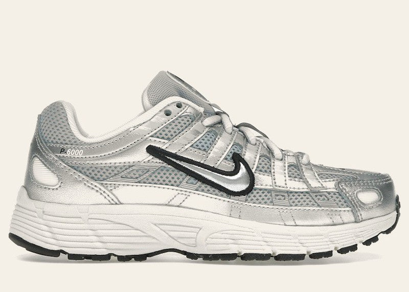 Nike P-6000 Metallic Silver Black (GS)