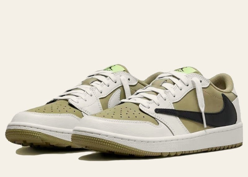 Air Jordan 1 Low Golf x Travis Scott Neutral Olive