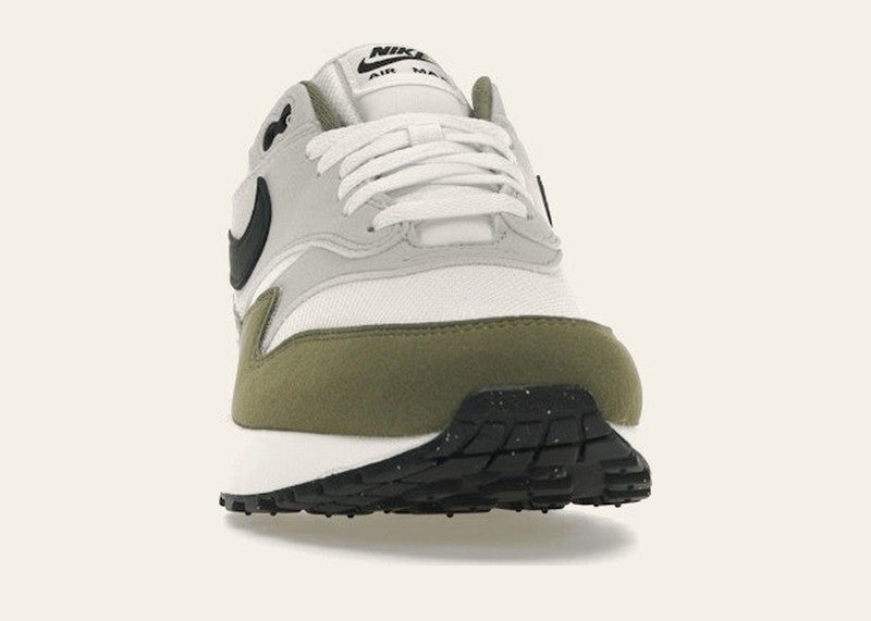 Nike Air Max 1 White Black Medium Olive