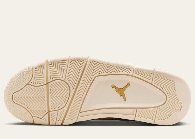 Air Jordan 4 Retro White &amp; Gold (Women's)