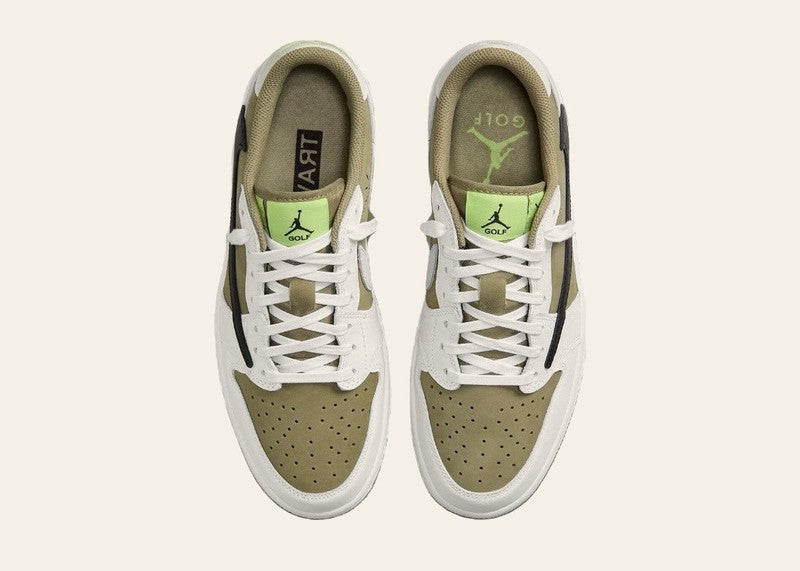 Air Jordan 1 Low Golf x Travis Scott Neutral Olive