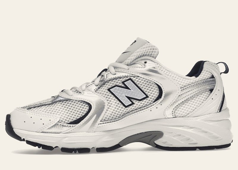New Balance 530 White Silver Navy