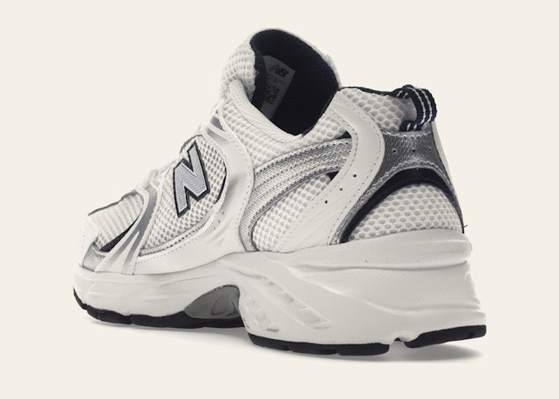 New Balance 530 White Silver Navy