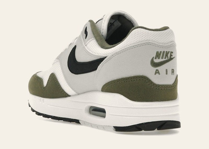 Nike Air Max 1 White Black Medium Olive