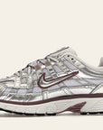 Nike P-6000 White Metallic Silver Tattoo (Women's)
