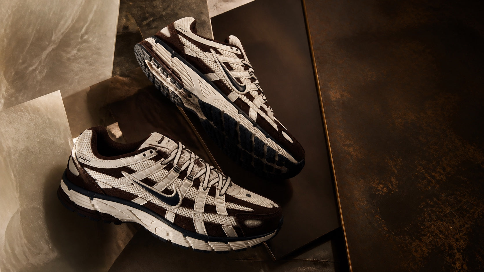 Nike P-6000 Phantom Baroque Brown in a bronze material study